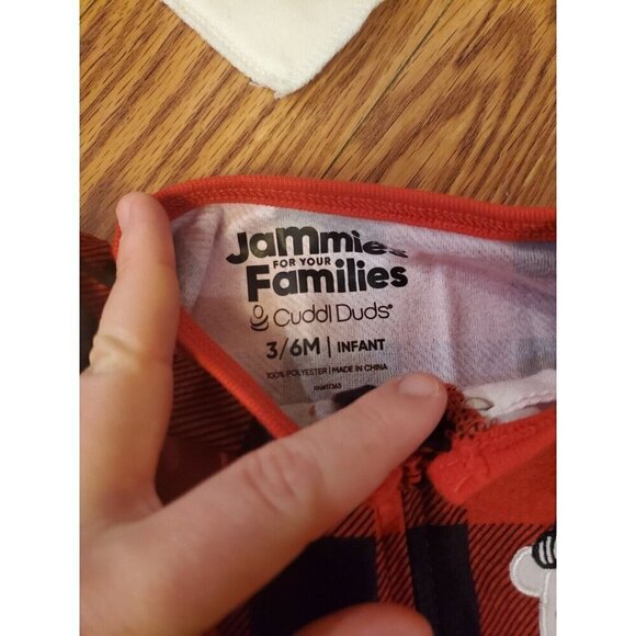 Unisex 3-6 Month Infant Holiday Outfits One-pieces Lot of 4 Buffalo Plaid 2 Bibs - Picture 4 of 10